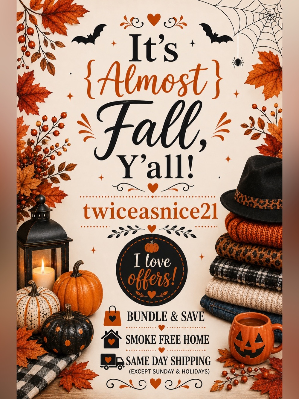 Yay to cooler temps! 🍁🍂